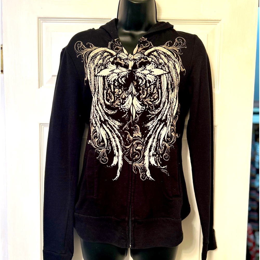 🖤🩶Biker Inspired Hoodie🖤🩶